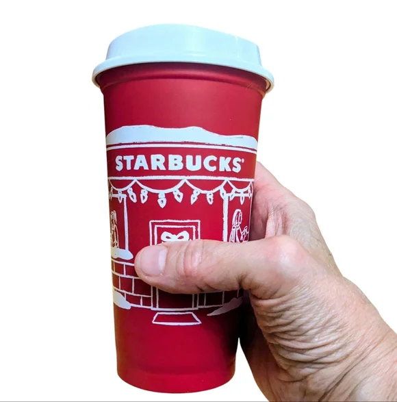 Starbucks 25 Anniversary Red Holiday Cup Brand New! - Picture 11 of 12